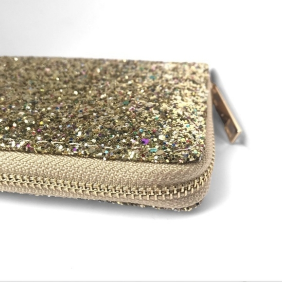Beautiful Gold Sparkly Glitter Wallet - Picture 2 of 12